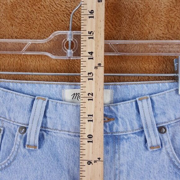 MADEWELL Mens Shorts Size 31 Blue Jean Medium Wash Denim 8" - Picture 6 of 8
